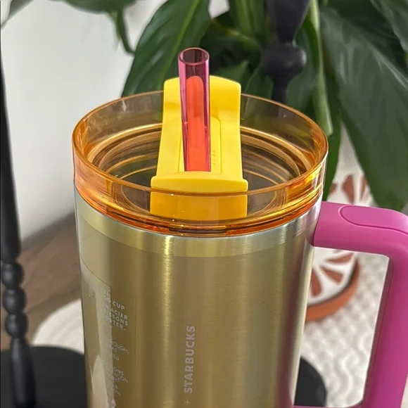 Starbucks Stanley Multicolor Tumbler with Handle - Picture 4 of 4